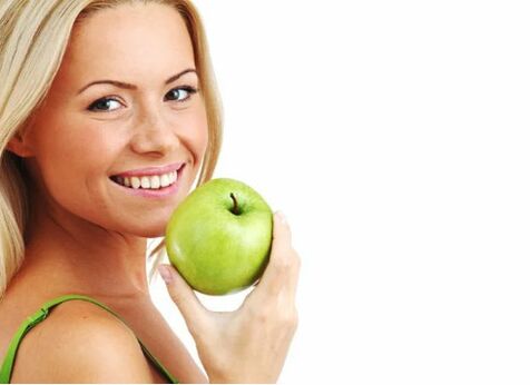 Le régime de pomme perd du poids en une semaine