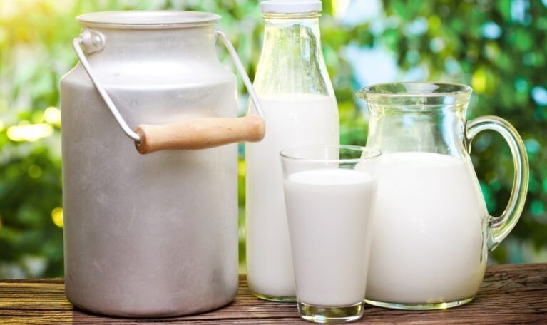 les produits laitiers sont introduits progressivement à partir de la deuxième semaine du régime