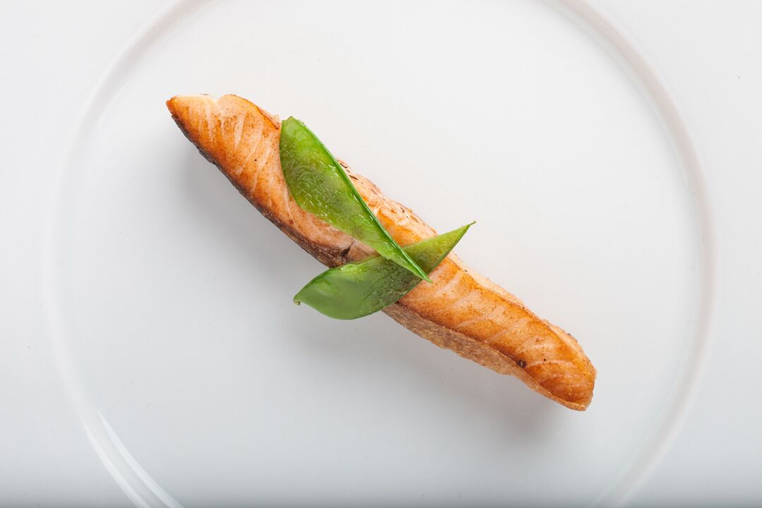 Poisson blanc au four dans le menu diététique « Favoris ».